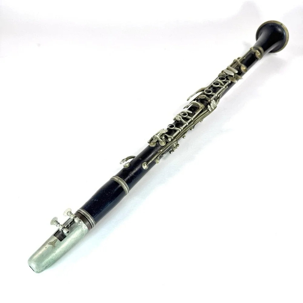 Vintage Amati Kraslice Wood Clarinet Czechoslovakia Nickel Keys‎ Untested